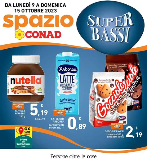 Volantino Spazio Conad Super Bassi Fino Al Dal