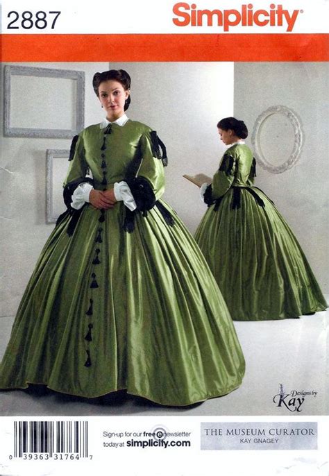 Civil War Dress Mccalls Sewing Pattern Southern Belle Crinoline