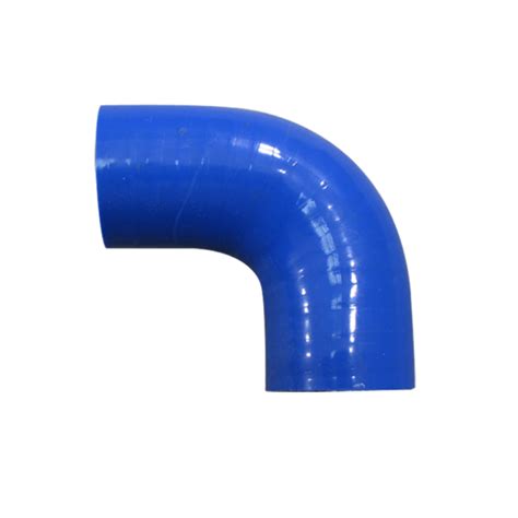 Universal 2 35 2 25 90 Degree Blue Silicon Hose Reducer Elbow 85mm Long