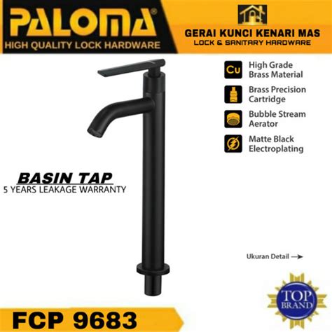 Jual PALOMA FCP 9683 KERAN WASTAFEL TINGGI BAMBU CUCI TANGAN MEJA KRAN