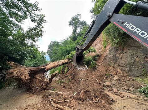 Ordu Da Heyelan Il Enin Ba Lant Yolu Ula Ma Kapand