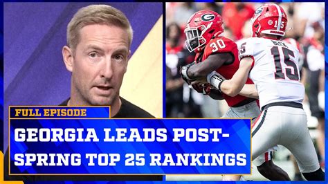 Joel Klatts Post Spring Top 25 Rankings For The 2023 Season Joel