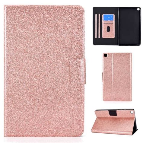 Housse Tablette Tactile Mince Glitter Funda Juste Magn Tique Rose Gold