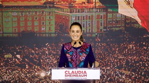 Claudia Sheinbaum Elected Mexicos First Female President Preliminary