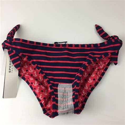 Sperry Swim Sperry Anchors Aweigh Reversible Bikini Bottoms B2