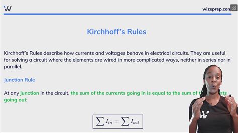 Kirchhoff S Rules Wize University Physics Textbook Master Wizeprep