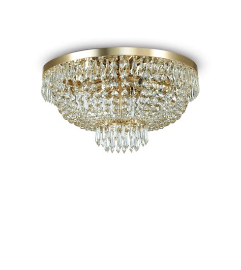 Plafoniera CAESAR PL6 114682 IDEAL LUX Auriu