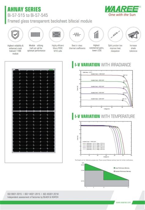 Waaree Mono Perc Halfcut Bifacial V At Rs Watt In Lucknow Id