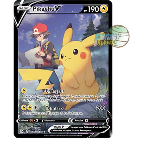 Pikachu V Full Art Ultra Rare Tg Tg Epee Et Bouclier Origine