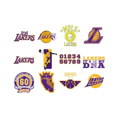 Los Angeles Lakers Bundle Svg Sport Svg Los Angeles Lakers Inspire Uplift