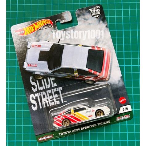 Ready Stock Hot Wheels Slide Street Car Culture Toyota Ae Sprinter