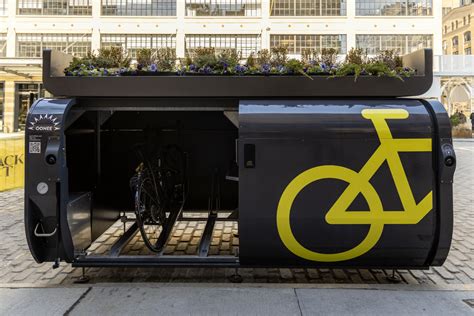 These Futuristic Bike Parking Pods Are Rolling Out Across NYC