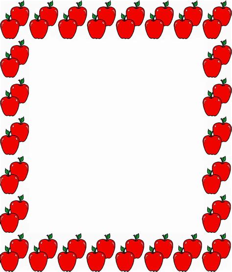 Apple Border Clip Art - ClipArt Best