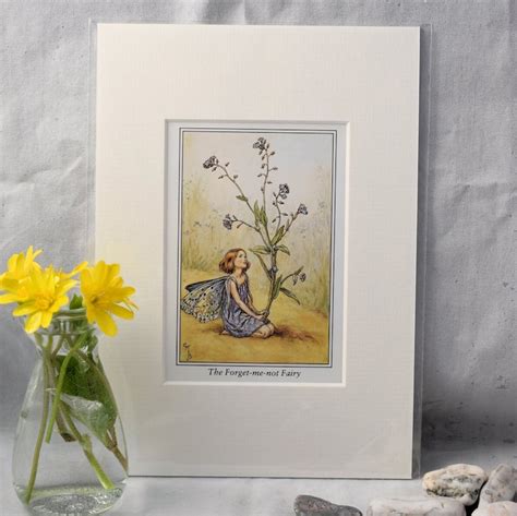 Vintage Cicely Mary Barker Mounted Flower Fairy Prints Etsy