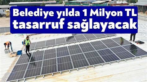 Başiskele Belediyesi Ges Projesi ile yılda yaklaşık 1 Milyon TL