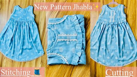 4 Year Baby Jhabla Cutting And Stitching Frock Frockdesign Stitching