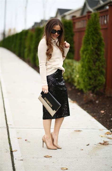 Outfit Ideas With Sequin Skirts For Holidays Pretty Designs