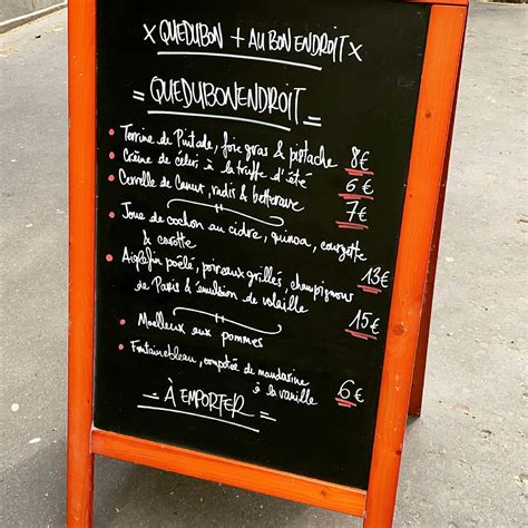 Restaurant Que Du Bon à Paris Onvaauresto trouvez le resto le proche