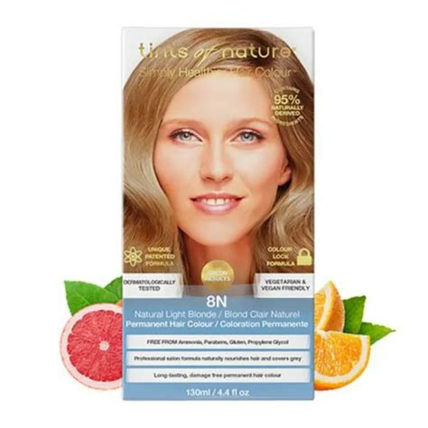 Tints Of Nature 8N Natural Light Blonde Hair Color 130ml Lazada PH