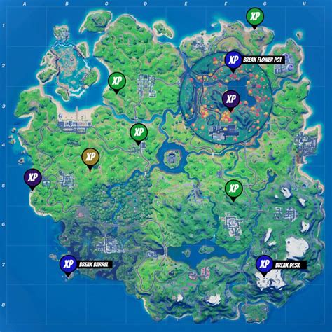 Fortnite Season 4 Xp Coin Locations For Every Week Gamer Journalist