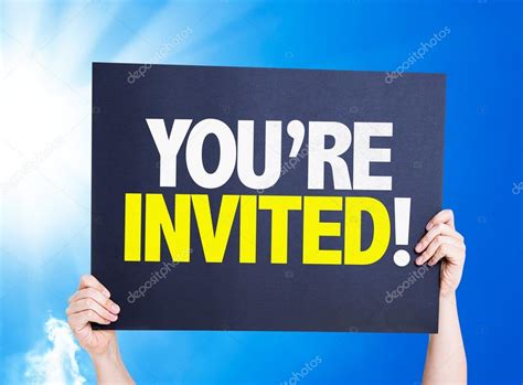 You Are Invited Card — Stock Photo © Gustavofrazao 79820928