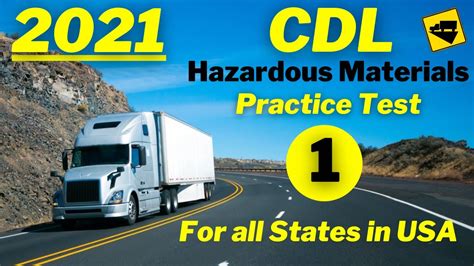 Cdl Hazmat Test Questions And Answers Free Printable Ohio Cd