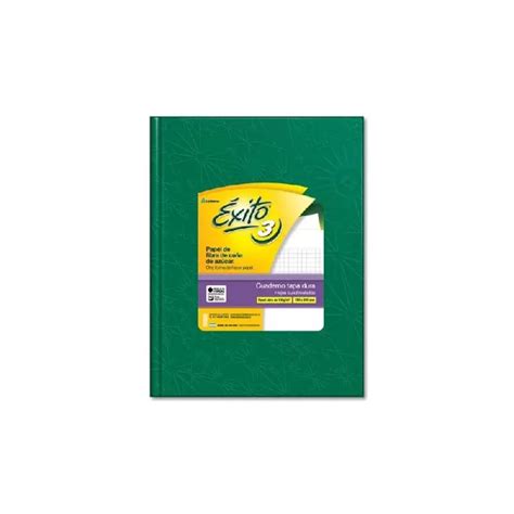 Cuaderno Xito Nro X X Hojas Cuadriculadas Forro Ara A Verde