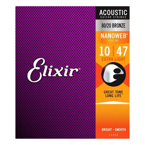 E11002 | ELIXIR | Extra Light Acoustic Guitar Strings (10-47)