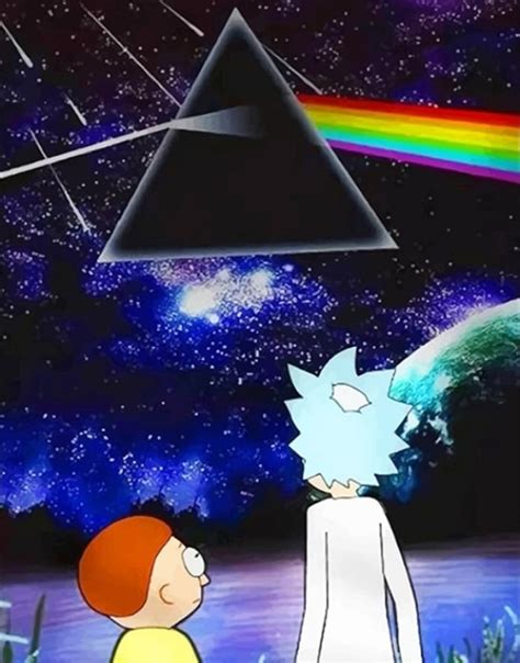 Obraz Malowanie Po Numerach Pink Floyd Rick And Morty