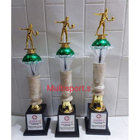 Jual Piala Trophy Volly Putri Tinggi Cm Marmer Shopee Indonesia