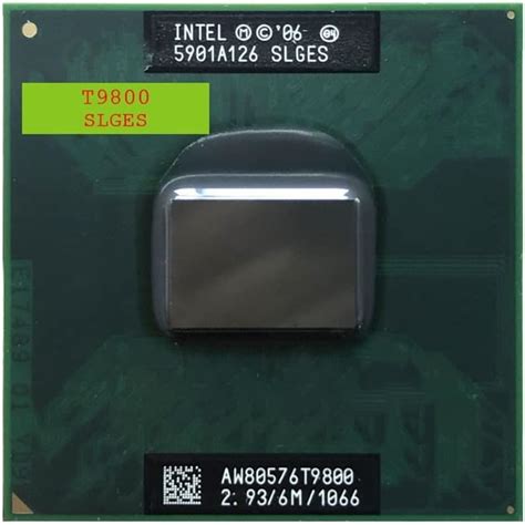Intel Core 2 Duo T9800 SLGES 2.9 GHz Çift Çekirdekli Çift İş parçacıklı ...