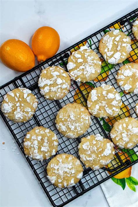 Meyer Lemon Crinkle Cookies The Night Owl Chef