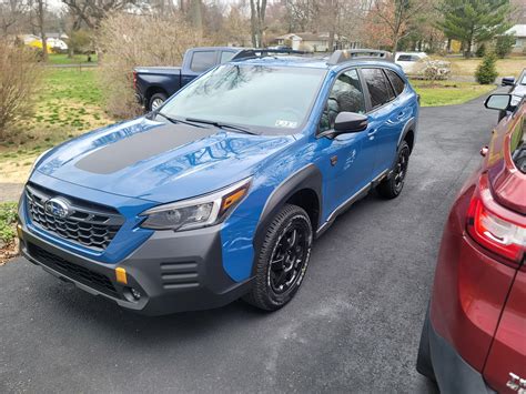 picked up a new 2022 OBW in geyser blue. Big fan so far. : r/subaru