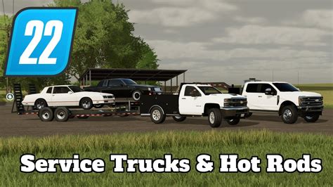 Fs22 Mod Spotlight Service Trucks And Hot Rods Youtube