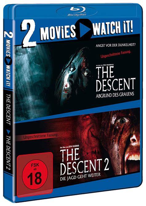 The Descent 1 And 2 2 Movies Blu Ray