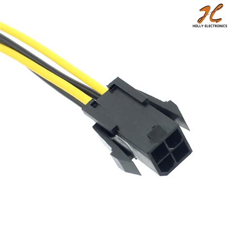 4pin Cpu Power Supply Extension Cord Cable Desktop 4 Pin 4p Atx Power Male To Female Connector