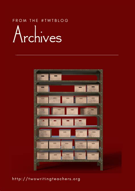 From the Archives – TWO WRITING TEACHERS 