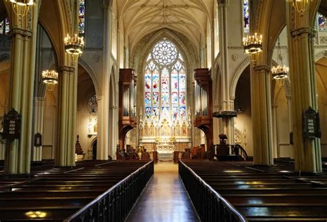 Laeacco Gorgeous Church Interior View Photography Backdrops Vinyl Photo ...