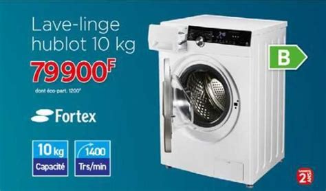 Promo Lave Linge Hublot Kg Fortex Chez But Icatalogue Fr