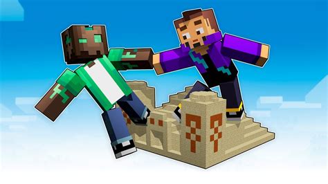 MINECRAFT Pero SOBREVIVIMOS En UN SOLO BLOQUE De BIOMAS HARDY Y