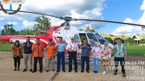 BNPB Serahkan 2 Helikopter Ke Pemprov Kalbar Bantu Atasi Karhutla