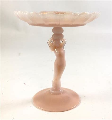 Lot CAMBRIDGE CROWN TUSCAN NUDE SHELL COMPOTE 5 75 H