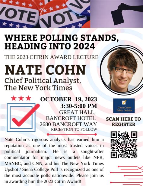 2023 Citrin Award Lecture: Where Polling Stands Heading Into 2024 ...