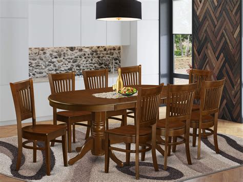 Buy EAST WEST FURNITURE 9 Pc Dining Room Set For 8 Dining Table With