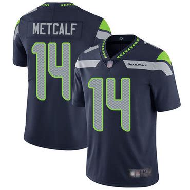 Seahawks D K Metcalf Steel Blue Team Color Youth Stitched Football