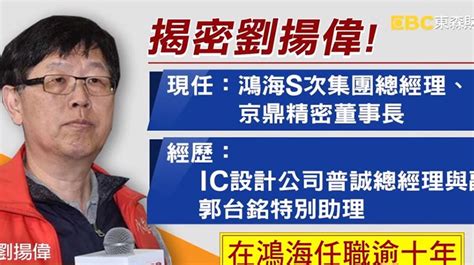 鴻海接班人出爐！黑馬劉揚偉出線接任董座｜東森新聞：新聞在哪 東森就在哪裡