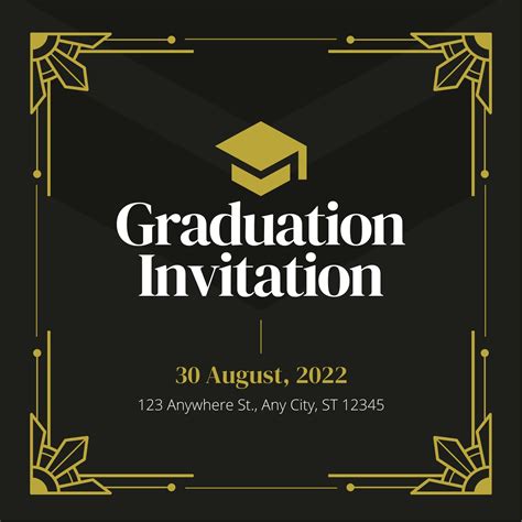 Graduation Invitations Templates 2023