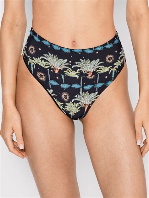 Malai Bikini Unterteil Palm Sunbeam Hella Cool B05136 Schwarz Modivo At