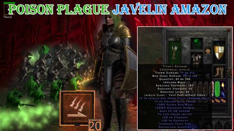 Diablo II Resurrected Poison Plague Javelin Amazon Build YouTube