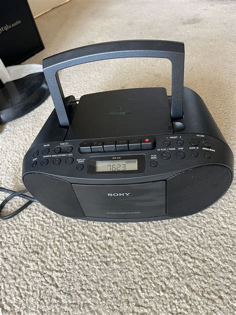 Vintage Sony Cfd S Portable Cd Mp Cassette Boombox For Sale In